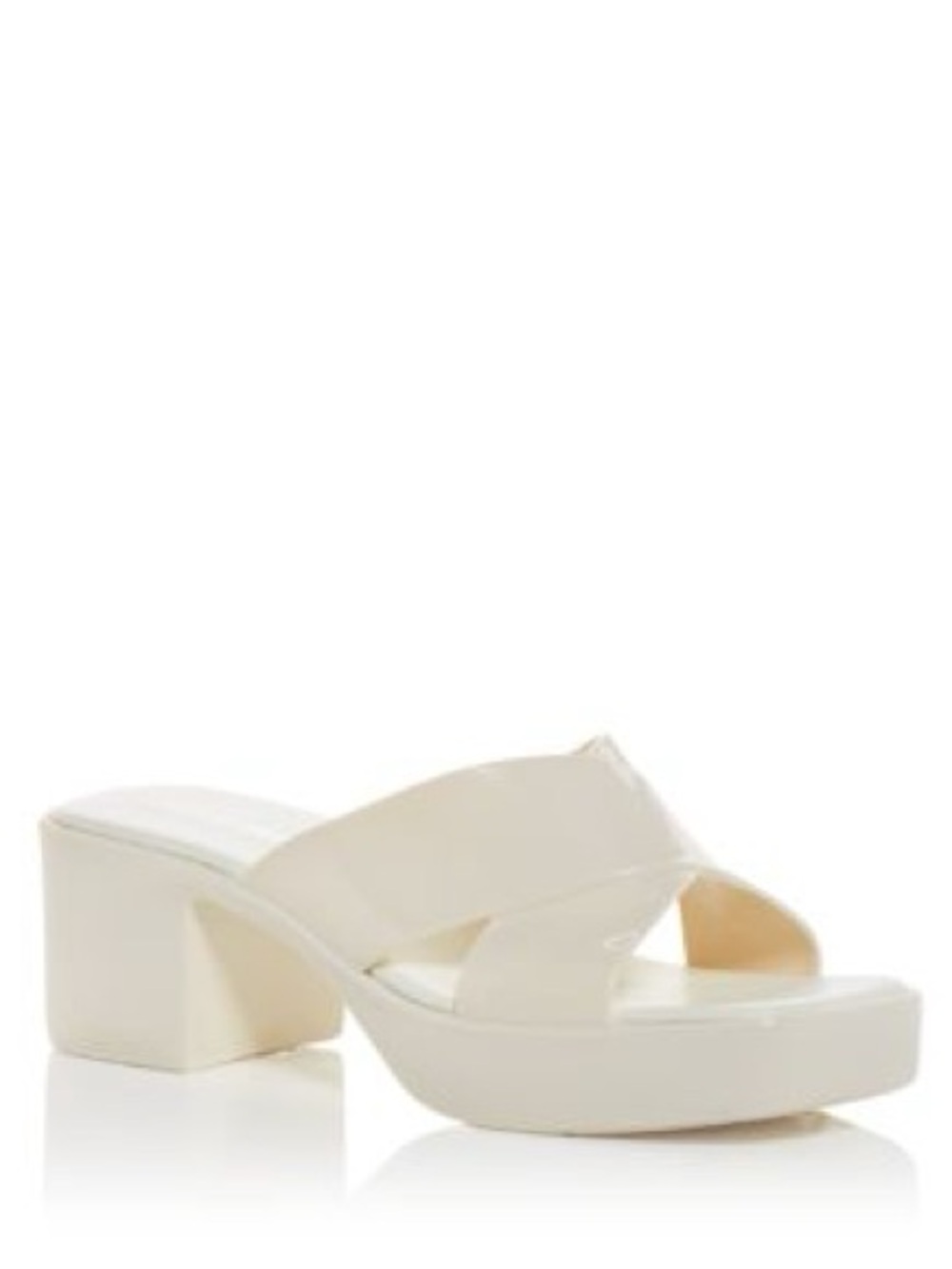 Jeffery Campbell Women's Bubblegum Jelly Platform High Heel Slide Sandals - Picture 2 of 5
